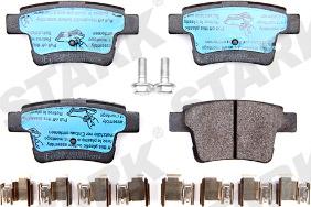 Stark SKBP-0010142 - Тормозные колодки, дисковые, комплект autospares.lv