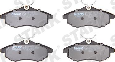 Stark SKBP-0010151 - Тормозные колодки, дисковые, комплект autospares.lv