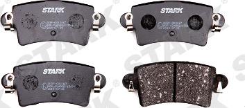 Stark SKBP-0010167 - Тормозные колодки, дисковые, комплект autospares.lv