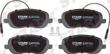 Stark SKBP-0010104 - Тормозные колодки, дисковые, комплект autospares.lv