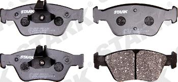 Stark SKBP-0010118 - Тормозные колодки, дисковые, комплект autospares.lv