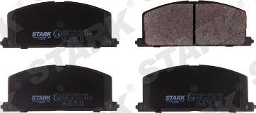 Stark SKBP-0010185 - Тормозные колодки, дисковые, комплект autospares.lv