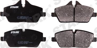 Stark SKBP-0010138 - Тормозные колодки, дисковые, комплект autospares.lv