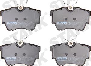 Stark SKBP-0010124 - Тормозные колодки, дисковые, комплект autospares.lv