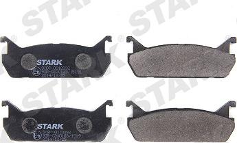 Stark SKBP-0010392 - Тормозные колодки, дисковые, комплект autospares.lv