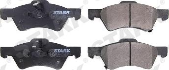 Stark SKBP-0010340 - Тормозные колодки, дисковые, комплект autospares.lv