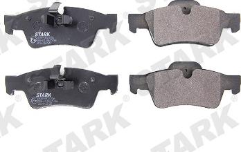 Stark SKBP-0010356 - Тормозные колодки, дисковые, комплект autospares.lv