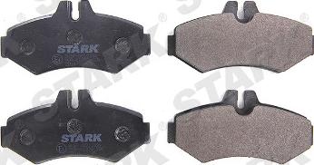 Stark SKBP-0010386 - Тормозные колодки, дисковые, комплект autospares.lv