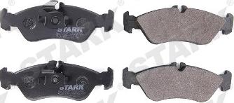 Stark SKBP-0010382 - Тормозные колодки, дисковые, комплект autospares.lv