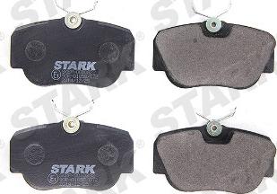 Stark SKBP-0010332 - Тормозные колодки, дисковые, комплект autospares.lv