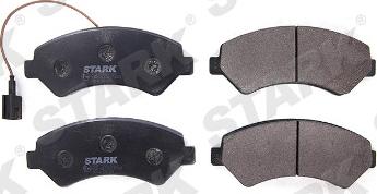 Stark SKBP-0010323 - Тормозные колодки, дисковые, комплект autospares.lv