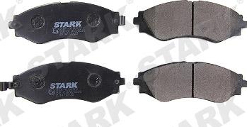 Stark SKBP-0010370 - Тормозные колодки, дисковые, комплект autospares.lv