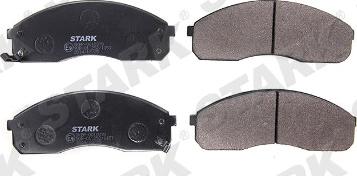 Stark SKBP-0010378 - Тормозные колодки, дисковые, комплект autospares.lv