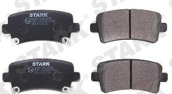 Stark SKBP-0010299 - Тормозные колодки, дисковые, комплект autospares.lv