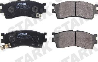 Stark SKBP-0010295 - Тормозные колодки, дисковые, комплект autospares.lv