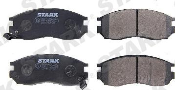 Stark SKBP-0010292 - Тормозные колодки, дисковые, комплект autospares.lv