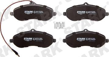 Stark SKBP-0010244 - Тормозные колодки, дисковые, комплект autospares.lv