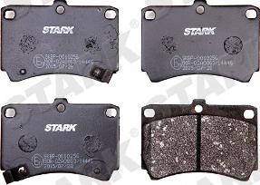 Stark SKBP-0010256 - Тормозные колодки, дисковые, комплект autospares.lv