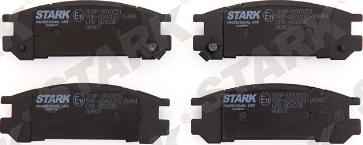 Stark SKBP-0010251 - Тормозные колодки, дисковые, комплект autospares.lv