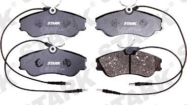 Stark SKBP-0010265 - Тормозные колодки, дисковые, комплект autospares.lv