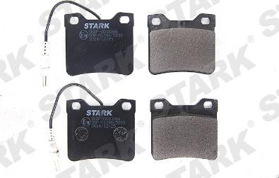 Stark SKBP-0010266 - Тормозные колодки, дисковые, комплект autospares.lv