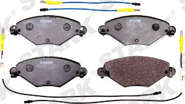 Stark SKBP-0010206 - Тормозные колодки, дисковые, комплект autospares.lv