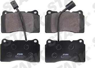 Stark SKBP-0010216 - Тормозные колодки, дисковые, комплект autospares.lv