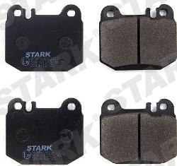 Stark SKBP-0010213 - Тормозные колодки, дисковые, комплект autospares.lv