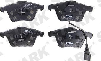 Stark SKBP-0010289 - Тормозные колодки, дисковые, комплект autospares.lv