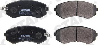 Stark SKBP-0010280 - Тормозные колодки, дисковые, комплект autospares.lv
