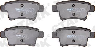 Stark SKBP-0010281 - Тормозные колодки, дисковые, комплект autospares.lv