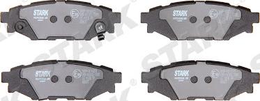 Stark SKBP-0010221 - Тормозные колодки, дисковые, комплект autospares.lv