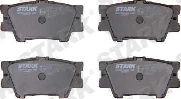 Stark SKBP-0010270 - Тормозные колодки, дисковые, комплект autospares.lv