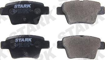 Stark SKBP-0010272 - Тормозные колодки, дисковые, комплект autospares.lv