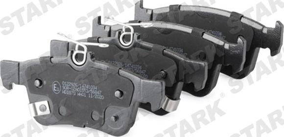 Stark SKBP-0011948 - Тормозные колодки, дисковые, комплект autospares.lv