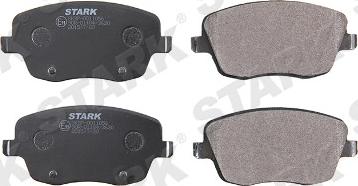 Stark SKBP-0011056 - Тормозные колодки, дисковые, комплект autospares.lv