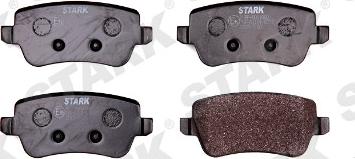 Stark SKBP-0011060 - Тормозные колодки, дисковые, комплект autospares.lv