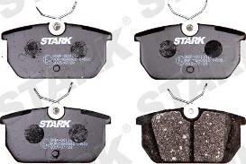 Stark SKBP-0011019 - Тормозные колодки, дисковые, комплект autospares.lv