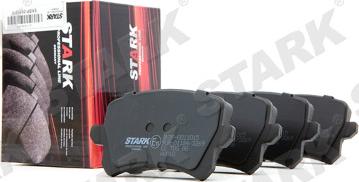 Stark SKBP-0011015 - Тормозные колодки, дисковые, комплект autospares.lv