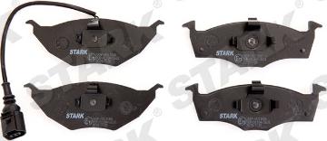 Stark SKBP-0011086 - Тормозные колодки, дисковые, комплект autospares.lv