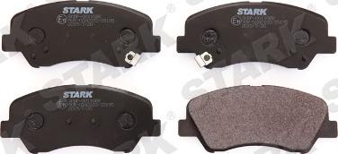 Stark SKBP-0011088 - Тормозные колодки, дисковые, комплект autospares.lv