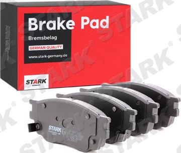 Stark SKBP-0011033 - Тормозные колодки, дисковые, комплект autospares.lv