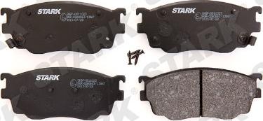 Stark SKBP-0011023 - Тормозные колодки, дисковые, комплект autospares.lv
