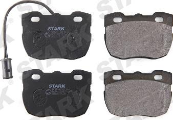 Stark SKBP-0011166 - Тормозные колодки, дисковые, комплект autospares.lv