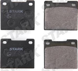 Stark SKBP-0011161 - Тормозные колодки, дисковые, комплект autospares.lv