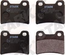 Stark SKBP-0011162 - Тормозные колодки, дисковые, комплект autospares.lv