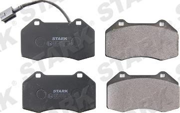 Stark SKBP-0011104 - Тормозные колодки, дисковые, комплект autospares.lv