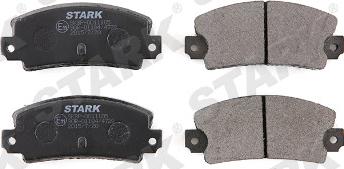 Stark SKBP-0011105 - Тормозные колодки, дисковые, комплект autospares.lv