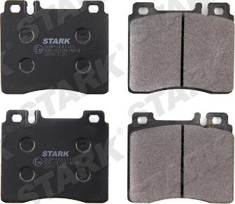 Stark SKBP-0011111 - Тормозные колодки, дисковые, комплект autospares.lv