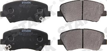 Stark SKBP-0011186 - Тормозные колодки, дисковые, комплект autospares.lv